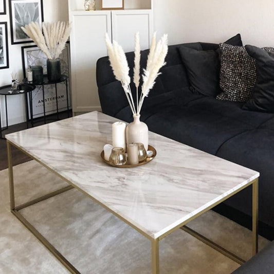 Luxe Marmeren Salontafel – Elegant en Tijdloos